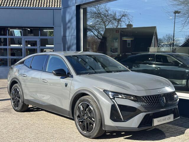 Peugeot 408 1.2 Hybrid 145 PK GT | Automaat Hybride | Demonstratieauto met slechst 5.800 KM en ¤13.500 Voordeel ! | Navigatie | Full LED Verlichting | Keyless Entry | Elektrische Kofferklep | 360 Graden Camera | Dode Hoek Signalering | Stuurwielverwarming | 19" Licht