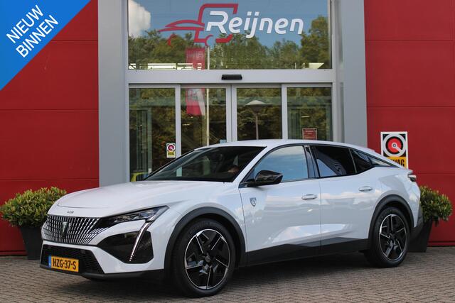 Peugeot 408 1.2 Hybrid 145PK AUTOMAAT GT | 360° CAMERA | DODEHOEK DETECTIE | KEYLESS ENTRY/START | ADAPTIVE CRUISE CONTROL | NAVIGATIE | DRAADLOZE APPLE CARPLAY/ANDROID AUTO | PARKEERSENSOREN VOOR + ACHTER | LED MATRIX KOPLAMPEN | 19" LICHTMETALEN VELGEN | ELEKTRISCH