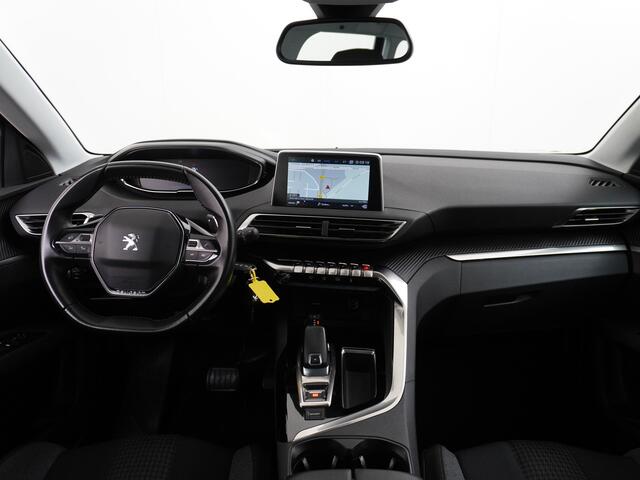 Peugeot 5008 T131PK Autom. 7-Persoons Trekhaak Apple Carplay Android Auto Navi 360°Camera Ecc Cruise Blue Executive DAB+ Pack City Regen-Lichtsensor Verkeersbordlezer Rijstrooksensor Connected services Verkeersbord detectie