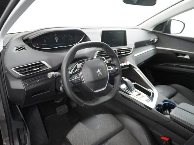 Peugeot 5008 7-Persoons 1.2T 131PK Automaat Apple Carplay Android Auto Adap.Cruise Focal®-Hifi Audio Panoramaschuif-dak Elek.Stoel+Memory+Verwarmd Navi Ecc Blue Premium Avantage 360°Camera Lmv 19" Elek.Achterklep 1e Eigenaar Origineel Nederlandse Auto Zeer compleet