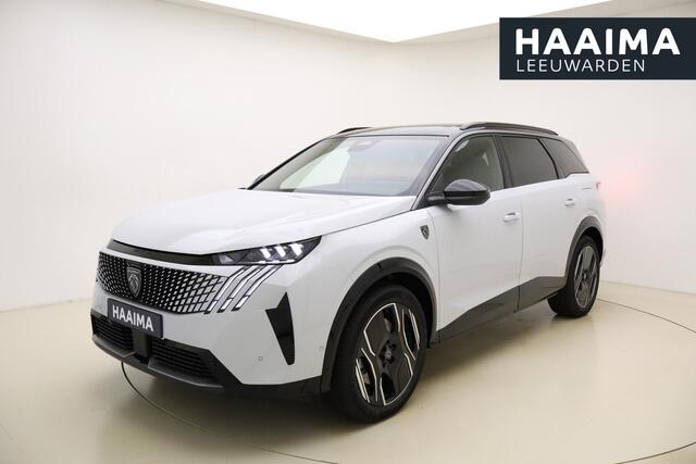 Peugeot 5008 e-5008 Launch Edition Dual Motor 73 kWh 325 PK | 8-Traps Automaat | Leder NAPPA zwart | Warmtepomp | 7-zits | Elektrisch bedienbare achterklep | Parkeersensor | Camera | Nieuw uit voorraad
