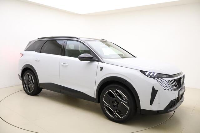 Peugeot 5008 e-5008 Launch Edition Dual Motor 73 kWh 325 PK | 8-Traps Automaat | Leder NAPPA zwart | Warmtepomp | 7-zits | Elektrisch bedienbare achterklep | Parkeersensor | Camera | Nieuw uit voorraad