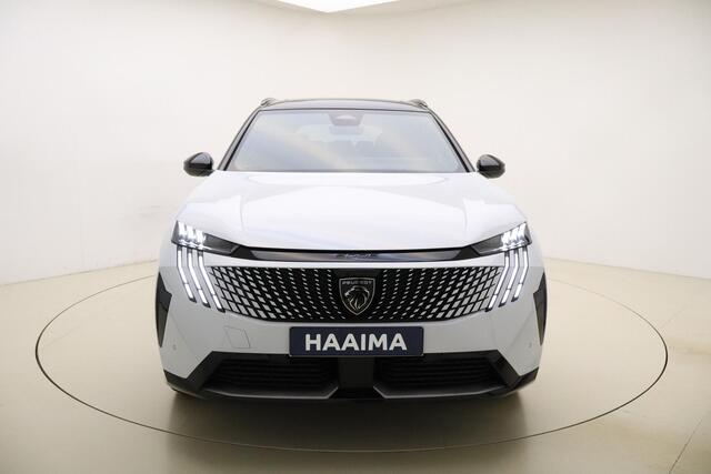 Peugeot 5008 e-5008 Launch Edition Dual Motor 73 kWh 325 PK | 8-Traps Automaat | Leder NAPPA zwart | Warmtepomp | 7-zits | Elektrisch bedienbare achterklep | Parkeersensor | Camera | Nieuw uit voorraad