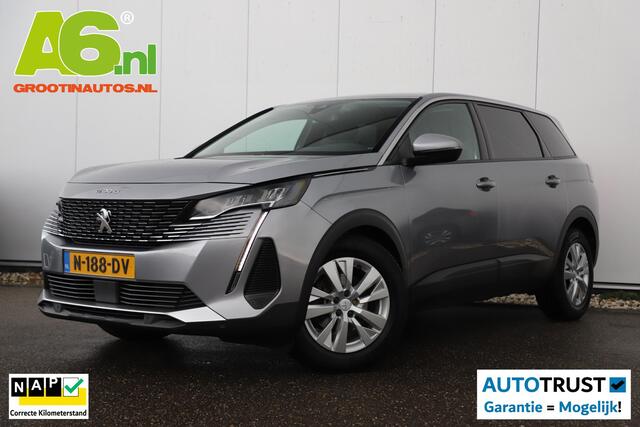 Peugeot 5008 1.2 PureTech Blue Lease Active 131PK 7 Persoons Navigatie Achteruitrijcamera Carplay Android Climate Cruise Control Getint Glas
