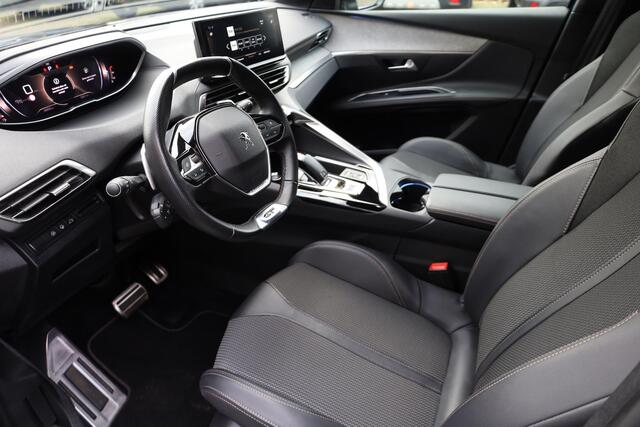Peugeot 5008 1.2 PureTech GT 7-ZITTER! HALF-LEER CARPLAY 360-CAMERA STOELVERW. VIRTUAL-COCKPIT DEALERONDERH. SPORTSTUUR/STOELEN STUURFLIPPERS DAB CRUISE CLIMA NAVI 2XPDC 18''LMV