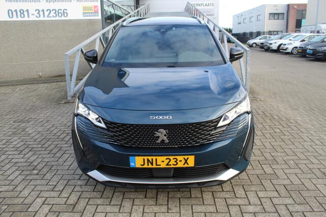 Peugeot 5008 1.2 PureTech GT-Line 7-zits Navigatie/18 Inch L.M Velgen/Parkeersensoren V&A/Parkeer Camera/Bluetooth/Cruise Control/Lane Assist/Digital Desk/Full Options.