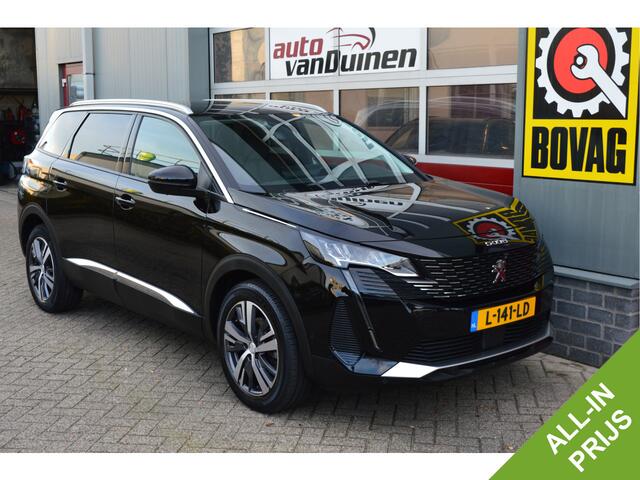 Peugeot 5008 1.2 PureTech Blue Lease Allure O.a: Afn. Haak, PDC, Camera, Stoelverw, Carplay, Etc. All-in prijs!