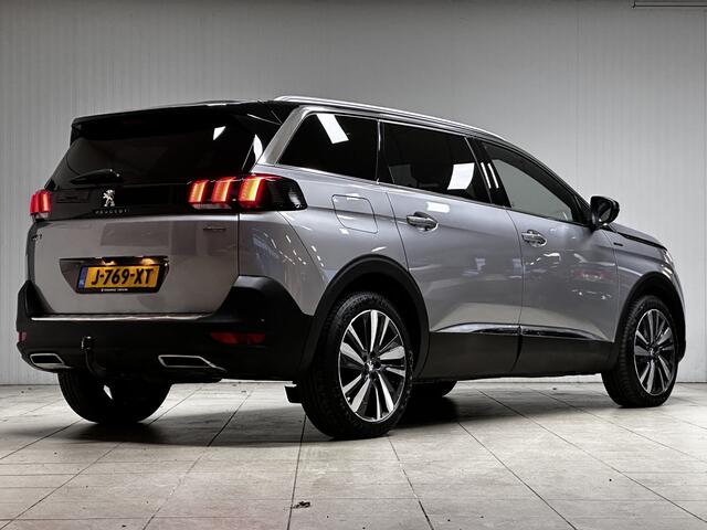 Peugeot 5008 1.2 PureTech GT-Line/ D-Riem Verv 94.000KM!/ 7-PERSOONS/ Automaat/ Camera/ Zwarte Hemel/ LED Koplampen/ Virtual Cockpit/ 19''LMV/ Flippers/ Keyless/ Apple+Android/ DAB+/ Dodehoekdetectie/ Clima/ Navi/ Cruise/ PDC.