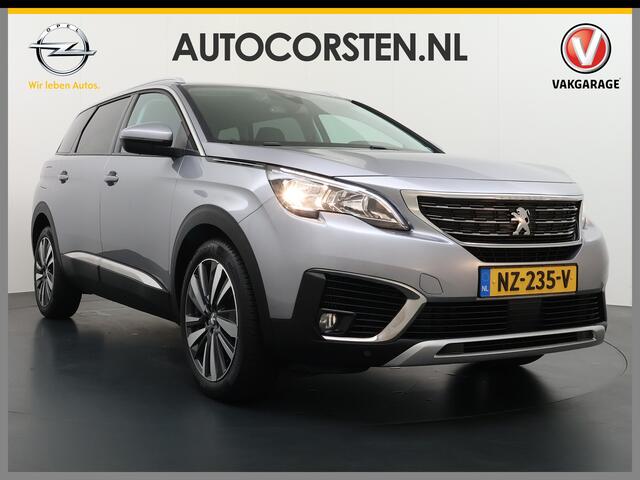Peugeot 5008 T131pk Premium 7-Persoons Apple Android Mirrorlink Prox.-Keyless Navi Ecc Memory Apple Carplay Android Auto Cruise Control DAB+ Pdc Allure Lmv 19" Led Privacy Glas DAB+ Bluetooth Verkeersbord detectie Origineel Nederlandse Auto 1e Eigenaar A-label EURO6