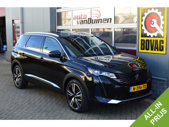 Peugeot 5008 1.2 PureTech GT Pack Business O.a: Pano, Camera, PDC, Clima, Stoelverw, Carplay, Etc. All-in prijs!