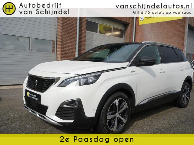 Peugeot 5008 1.2 PURETECH GT LINE VOL LUXE 7P 7ST PERFECT ONDERHOUDEN RECENT NWE DISTRIBUTIERIEM!! 360CAMERA PANORAMADAK FULL LED ZWARTE HEMEL 18INCH ADAPTIEVE CRUISE ANDROID/APPLECARPLAY NAVI STOELVERWARMING ELECTR.STOEL+MEMORY FOCAL KEYLESS PDC V+A ENZ...