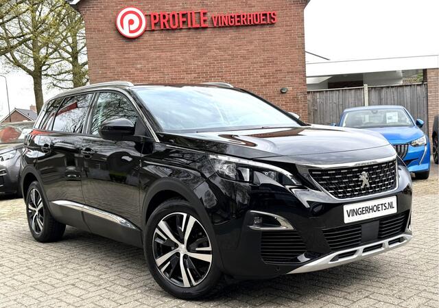 Peugeot 5008 130 Pk Benzine 5-Persoons Luxe Allure Zwart * Trekhaak * Navigatie * 1/2 Lederen Interieur * L.M. Velgen * Climate & Cruise Control * Hoge Zit * Vingerhoets; Vierde Generatie Eersteklas Service. Al meer dan 100 jaar een begrip in de Brabantse Kempen.