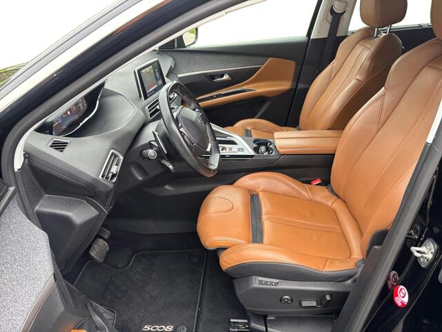 Peugeot 5008 Blue Lease Allure Premium 1.6 Turbo 180pk EAT8 | COGNAC LEDER! | FULL-LED KOPLAMPEN | HANDSFREE A.KLEP | 180° CAMERA | NAVI | AGR-STOELEN | MEMORY | ADAPTIVE CRUISE | GT-LINE