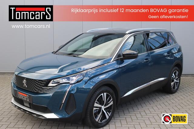 Peugeot 5008 1.2 Hybrid 136PK Automaat GT 7-pers/Leder/Memory-stoel/Camera/Stoelverwarming
