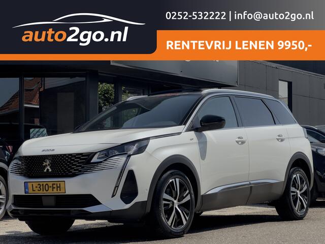 Peugeot 5008 1.2 AUT8 GT 7PERS PANODAK LEDER NAVI CAMERA DIGI-DASH APPLE-CARPLAY LED LMV PDC