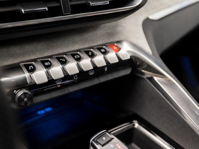 Peugeot 5008 1.2 PureTech GT 7 Persoons Automaat (APPLE CARPLAY, 1e EIGENAAR, GROOT NAVI, LEDER/ALCANTARA, 360 CAMERA, SPORTSTOELEN, KEYLESS, GETINT GLAS, ADAPTIVE CRUISE, NIEUWSTAAT)