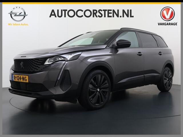 Peugeot 5008 131PK GT 7-Persoons Adap.Cruise 360°Camera 3D-Navi Ecc Apple Carplay Android Auto Keyless Black Pack Pdc Regen-Lichtsensor Privacy Glas Lmv Full-Led Isofix DAB Bluetooth Lane Assist Dodehoekdetectie 1e Eigenaar Dealeronderhouden Origineel Nederlandse Auto