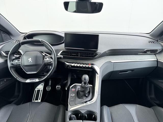 Peugeot 5008 131PK GT 7-Persoons Adap.Cruise 360°Camera 3D-Navi Ecc Apple Carplay Android Auto Keyless Black Pack Pdc Regen-Lichtsensor Privacy Glas Lmv Full-Led Isofix DAB Bluetooth Lane Assist Dodehoekdetectie 1e Eigenaar Dealeronderhouden Origineel Nederlandse Auto