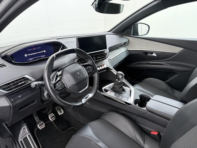 Peugeot 5008 131PK GT 7-Persoons Adap.Cruise 360°Camera 3D-Navi Ecc Apple Carplay Android Auto Keyless Black Pack Pdc Regen-Lichtsensor Privacy Glas Lmv Full-Led Isofix DAB Bluetooth Lane Assist Dodehoekdetectie 1e Eigenaar Dealeronderhouden Origineel Nederlandse Auto