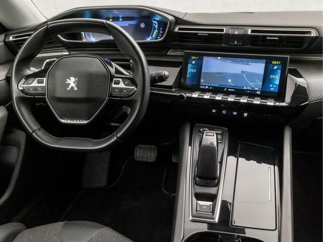Peugeot 508 SW 1.6 HYbrid Deluxe Sport 225Pk Automaat (APPLE CARPLAY, GROOT NAVI, 360 CAMERA, LEDER, ADAPTIVE CRUISE, SPORTSTOELEN, ELEK ACHTERKLEP, GETINT GLAS, KEYLESS, NIEUWSTAAT)
