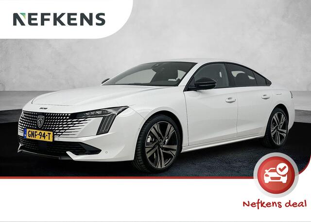 Peugeot 508 1.6 HYbrid 180PK GT | 1ste eigenaar | AUTOMAAT | AppleCarPlay/AndroidAuto | Adaptive Cruise Control | Stoelverwarming | 360'Camera | Alcantara/Leer | Sfeerverlichting | FocalSound | Trekhaak | Virt.Cockpit | Keyless | Isofix | Privacy Glass | Parkeersenso
