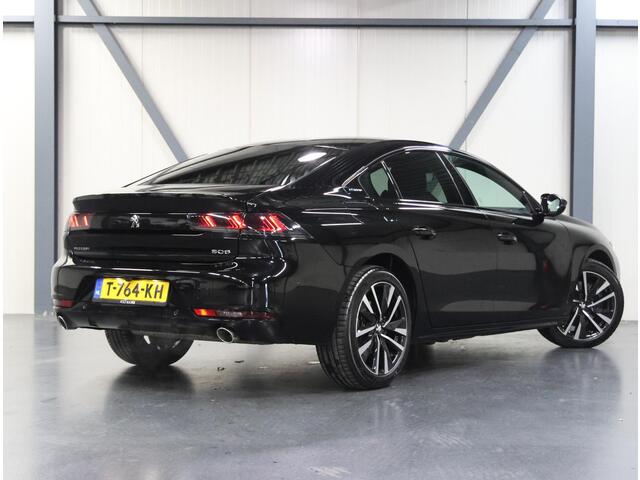 Peugeot 508 1.6 225PK Plug-in HYbrid GT | AUTOMAAT | AppleCarPlay/AndroidAuto | Adaptive Cruise Control | Stoelverwarming | Camera | LEER | Keyless | Isofix | Privacy Glass | Parkeersensoren | Electrische achterklep |