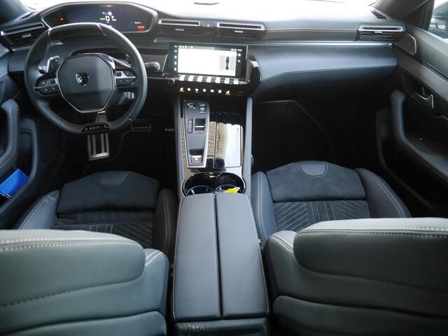 Peugeot 508 1.6 HYbrid 225 GT | elektrisch bedienbare achterklep | Focal audio | Draadloze telefoonoplader | Stoelverwarming | Matrix led koplampen | Keyless entry en start | Camera rondom