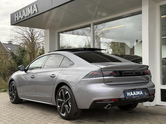 Peugeot 508 1.6 HYbrid 225 GT | Schuif-/kanteldak | Nappa Lederen | Memory functie | Elektr. achterklep | Navigatie | Camera voor & achter
