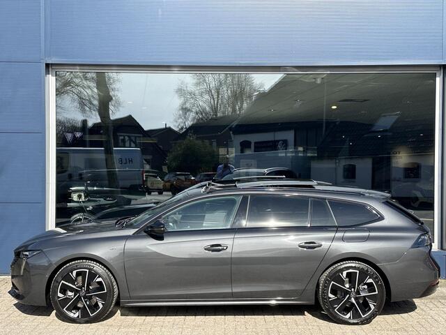 Peugeot 508 SW 1.6 HYbrid 225 PK GT | Facelift Model | Meest Complete Uitvoering | Slechts 8.000 KM | Volledig Lederen Bekleding | Glazen Panorama Schuif-/Kanteldak | Stoelverwarming & Massage | Plug-In Hybride Automaat | Night Vision | 360 Graden Camera | Navigatie 