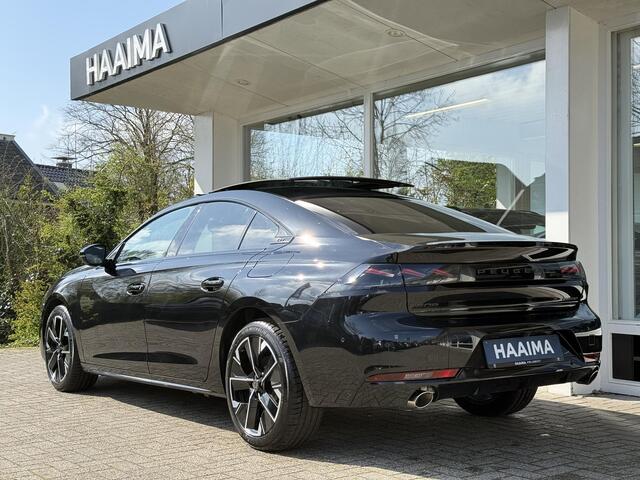 Peugeot 508 1.6 HYbrid 225 GT | Schuif-/kanteldak | Nappa Leer | Elektr. achterklep | 360gr camera's | Memoryfunctie op stoel | Full LED