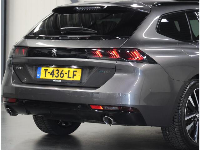 Peugeot 508 SW 225PK HYbrid GT Pack | 1ste eigenaar | FOCAL | Schuifkanteldak | NAPPA LEER | Camera | AUTOMAAT | AppleCarPlay/AndroidAuto | Adaptive Cruise Control | Stoelverwarming | 360'Camera | Massagestoelen | Keyless | Isofix | Privacy Glass | Parkeersensoren | 