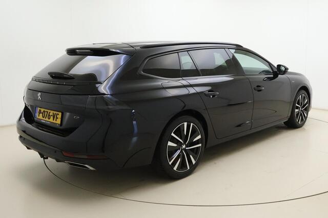 Peugeot 508 SW 1.2 PureTech GT | Achteruitrijcamera | Parkeersensoren | Full-map Navigatie | Climate control | Adaptive Cruise control | Stuurbediening | Inklapbare trekhaak | Parkeersensoren voor/achter | Verwarmde voorstoelen | Dakrails | Keyless entry | Lane-keepi
