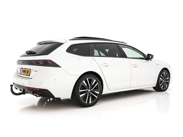 Peugeot 508 SW 1.6 HYbrid GT Pack Business (Plug-in) (INCL.BTW) Aut. *PANO | LEATHER-FABRIC | FULL-LED | ADAPTIVE-CRUISE | BLINDSPOT | DAB | DIGI-COCKPIT | HEATED-SPORTSEATS | CAMERA | NAVI-FULLMAP | SHIFTPADDLES | PRIVACY-GLASS | AMBIENT-LIGHT