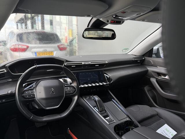 Peugeot 508 BWJ 2019 1.6 PureTech 181 PK Blue Lease Allure AUTOMAAT | TREKHAAK | HALF LEDER | FULL LED | ADAPTIVE CRUISE | KEYLESS | LANE ASSIST | 360 CAMERA | CARPLAY + ANDROID | NAVI | CLIMA | CRUISE | LMV | PDC