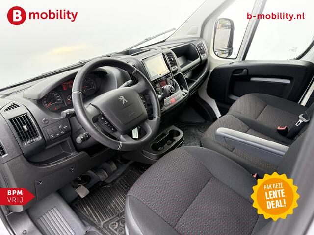 Peugeot BOXER 2.2 BlueHDi 120 L1H1 3.3t Trekhaak 2.500kg Apple CarPlay | Achteruitrijcamera | Geveerde Stoel | Cruise Control | 3-Zitplaatsen