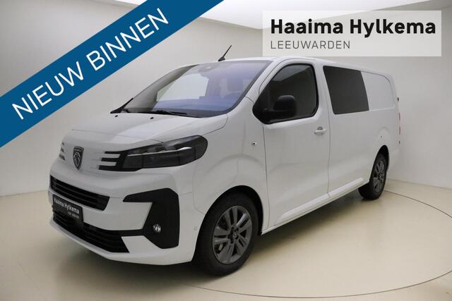 Peugeot EXPERT 2.0 BlueHDi S&S L3 DC 180 PK | Automaat | Dubbele cabine | 15 X UIT VOORRAAD LEVERBAAR | Airco | Stuurverwarming | Start/stop | Betimmering | Apple Carplay | Navigatie | Camera | Licht metalen velgen