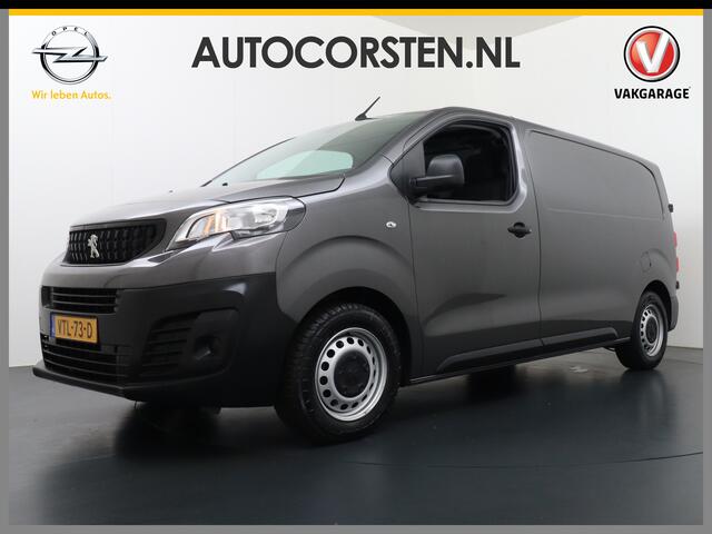 Peugeot EXPERT 1.5HDI 100 Premium Trekhaak Airco Bluetooth Cruise Control Regen/Lichtsensor Betonplex vloer Lat om Lat Schuifdeur Dealeronderhouden! Recent onderhoud gehad.