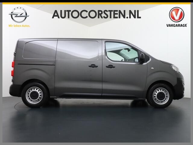 Peugeot EXPERT 1.5HDI 100 Premium Trekhaak Airco Bluetooth Cruise Control Regen/Lichtsensor Betonplex vloer Lat om Lat Schuifdeur Dealeronderhouden! Recent onderhoud gehad.