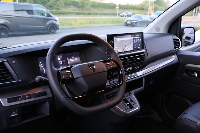 Peugeot EXPERT 2.0 BlueHDi 180PK L3 DC | 360 Camera | Lederen bekleding | CarPlay | Navigatie | Stoelverwarming | Stuurwielverwarming | Massage | Elek. stoel | Lane Assist | Dodehoek detector | Dubbel Cabine