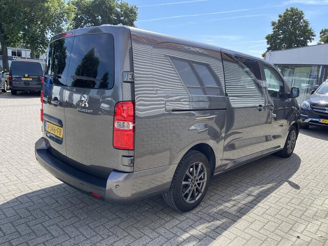 Peugeot EXPERT 231 L3H1 2.0 BlueHDI 150pk DC 5 persoons Premium / vaste prijs rijklaar ¤ 13.950 ex btw / airco / cruise control / navigatie / grijs metallic / achteruit rijcamera !