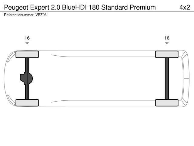 Peugeot EXPERT 2.0 BlueHDI 180 Standard Premium