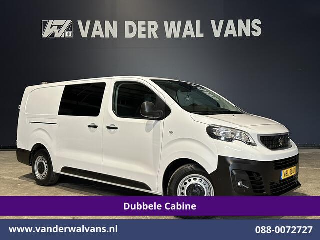 Peugeot EXPERT 2.0 BlueHDI 123pk L3H1 Dubbele Cabine Euro6 Airco | 6-Zits | Navigatie | Trekhaak Apple Carplay, Android Auto, Cruiscontrol, Parkeersensoren, Bijrijdersbank