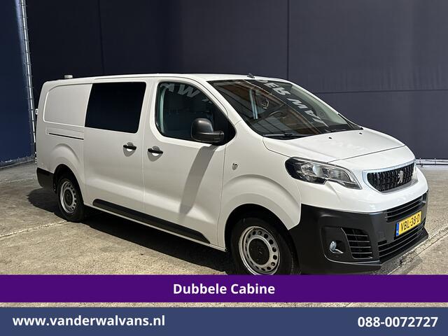 Peugeot EXPERT 2.0 BlueHDI 123pk L3H1 Dubbele Cabine Euro6 Airco | 6-Zits | Navigatie | Trekhaak Apple Carplay, Android Auto, Cruiscontrol, Parkeersensoren, Bijrijdersbank