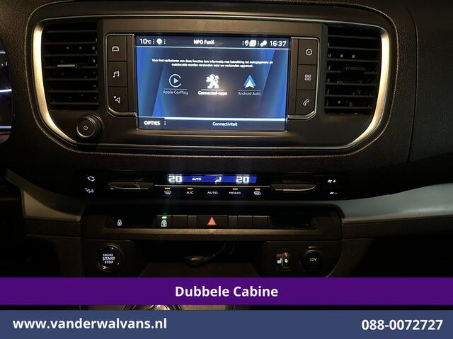 Peugeot EXPERT 2.0 BlueHDI 177pk Automaat L3H1 Dubbele cabine SPORT Euro6 Airco | 6-Zits | Leder | 2x Zijdeur Head up display, Navigatie, Camera, Apple Carplay, Android Auto, Xenon, LM velgen, Sidebars, Cruisecontrol, Trekhaak, Stoelverwarming, Parkeersensoren