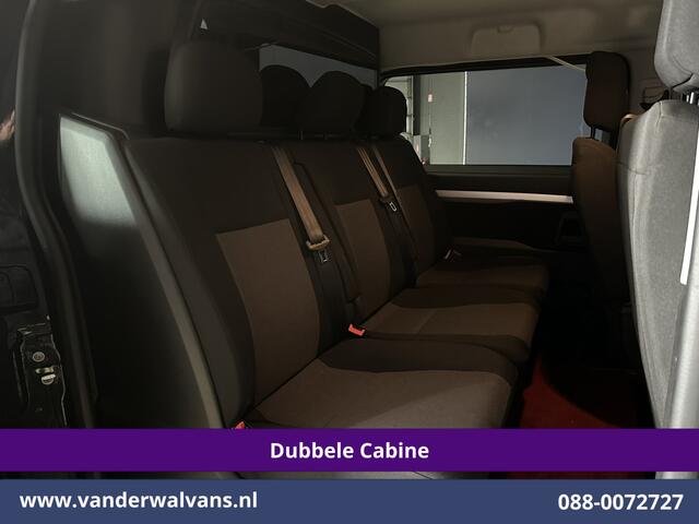 Peugeot EXPERT 2.0 BlueHDI 123pk Automaat L3H1 Dubbele Cabine Euro6 Airco | 6-Zits | Camera | Navigatie Head up Display, Apple Carplay, Android Auto, cruisecontrol, Trekhaak, Parkeersensoren