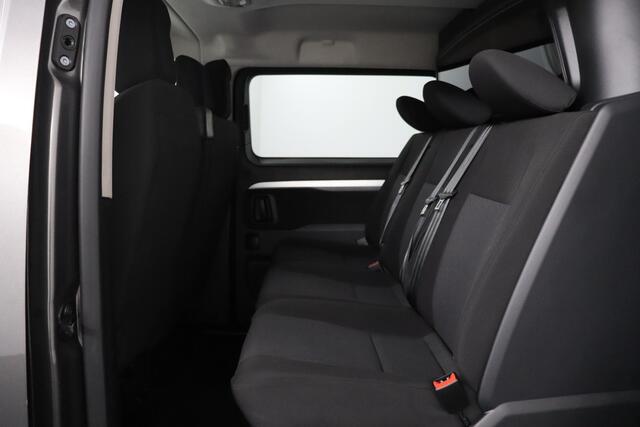 Peugeot EXPERT 2.0 BlueHDI 180 Long Asphalt DC | NAP | Automaat | Dubbele Cabine | 6zits | Schuifdeur links & rechts | Navi | HUD | Cruise | Carplay | Camera