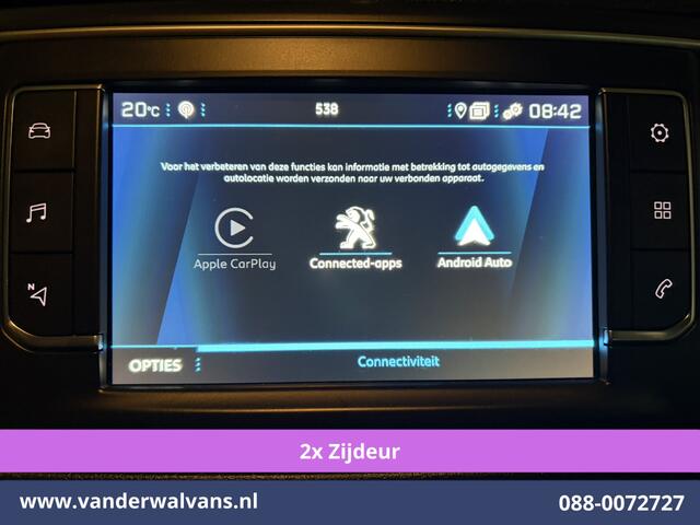 Peugeot EXPERT 2.0 BlueHDI 177pk Automaat L3H1 Dubbele Cabine Sport Euro6 Airco | 5-Zits | Camera | Navigatie | Apple Carplay | Xenon Cruisecontrol, Android Auto, LM Velgen, Achterklep, Dakrails, Sidebars, Spoiler, Elektrische Stoelbediening, Bumperkit, leder, Parkeerse