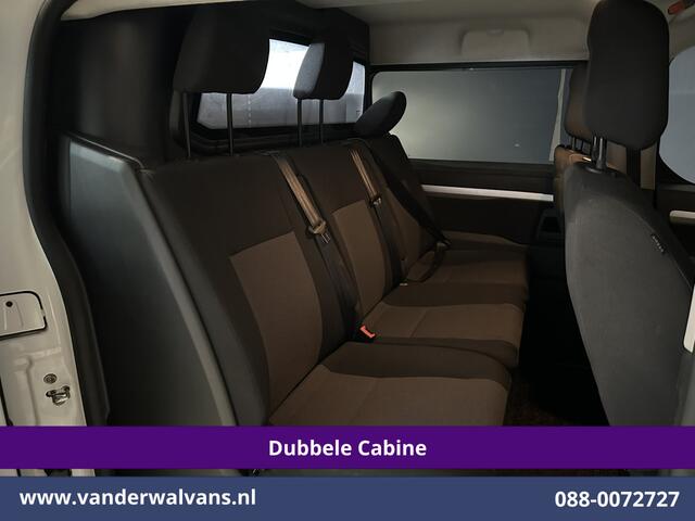 Peugeot EXPERT 2.0 BlueHDI 123pk L3H1 Dubbele Cabine Euro6 Airco | 5-Zits | Camera | Navigatie | Apple Carplay Android Auto, Cruisecontrol, 2500kg Trekhaak, Parkeersensoren