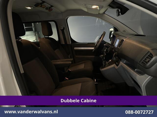 Peugeot EXPERT 2.0 BlueHDI 123pk L3H1 Dubbele Cabine Euro6 Airco | 5-Zits | Camera | Navigatie | Apple Carplay Android Auto, Cruisecontrol, 2500kg Trekhaak, Parkeersensoren