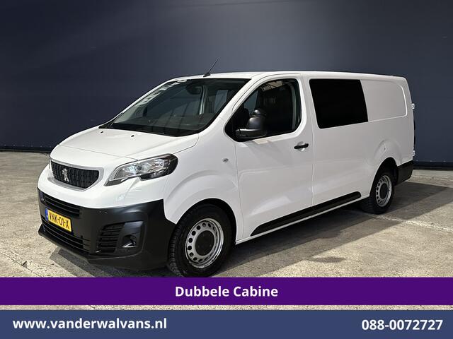 Peugeot EXPERT 2.0 BlueHDI 123pk L3H1 Dubbele Cabine Euro6 Airco | 5-Zits | Camera | Navigatie | Apple Carplay Android Auto, Cruisecontrol, 2500kg Trekhaak, Parkeersensoren